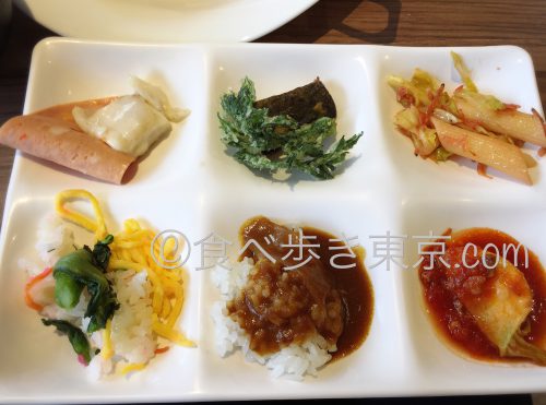 赤坂スクエアダイニングのバイキングで食べたもの