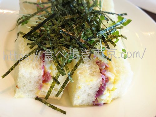 シャングリラホテル東京の特製たまごサンドイッチ